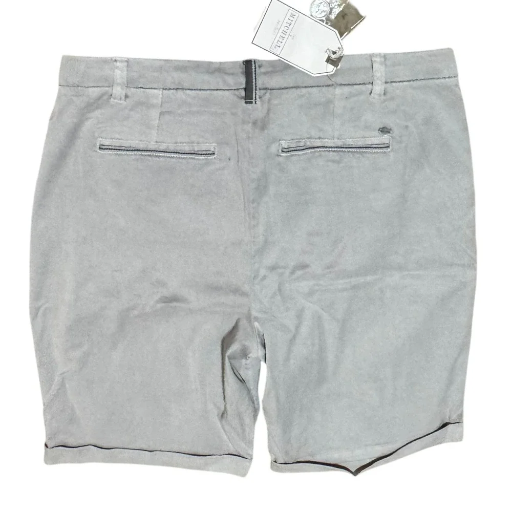 Ecru The Mitchell‎ Project NWT the new Nash gray shorts sz 10 minimalist tencel
